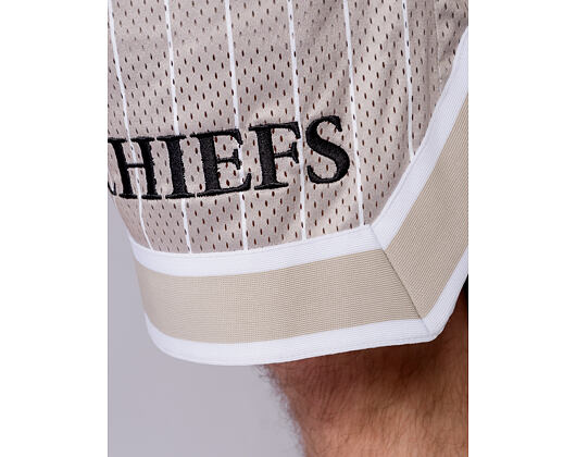 Kraťasy New Era - NFL Pinstripe Shorts - Kansas City Chiefs - Stone