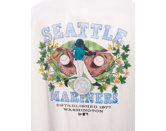 Košile New Era - MLB Graphic Riviera Shirt - Seattle Mariners - Off White