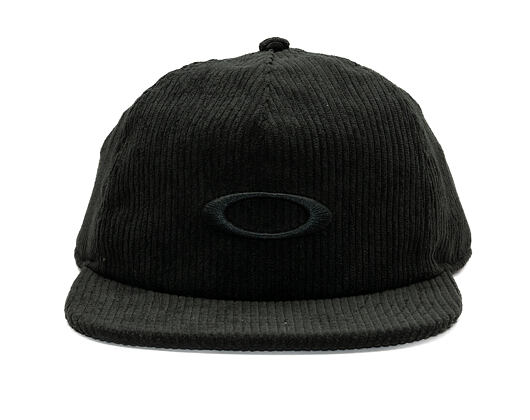 Kšiltovka Oakley - Ellipse Corduroy  Hat - Blackout