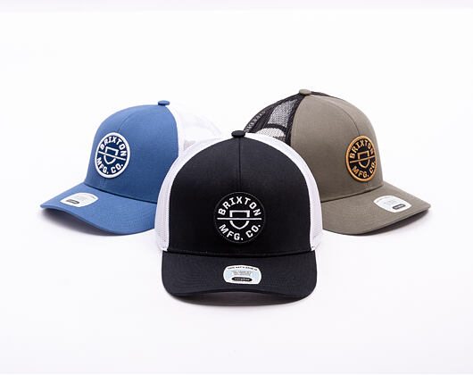 Kšiltovka Brixton - Crest Mp Mesh Cap - Black