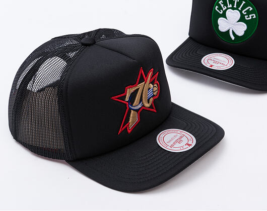 Kšiltovka Mitchell & Ness - Hidden Trucker Hwc - Philadelphia 76Ers - Black