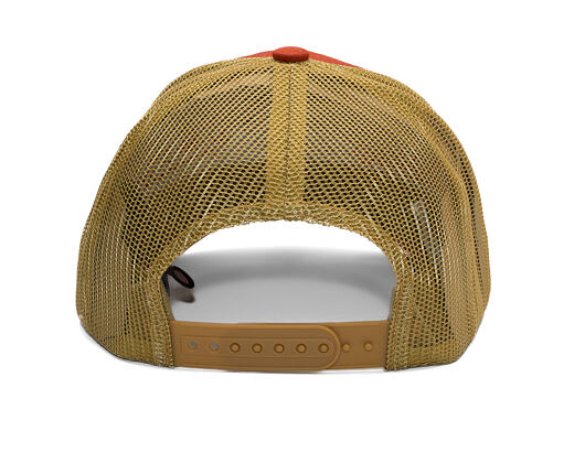 Kšiltovka Brixton - Crest X Mp Mesh Cap - Phoenix Orange/Mojave