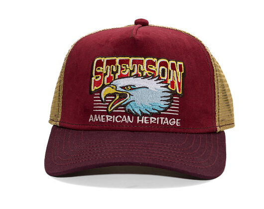 Kšiltovka Stetson - Trucker Cap Eagle Head