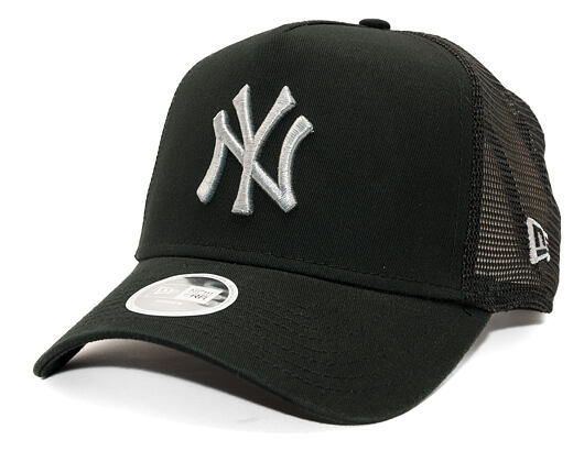 Dámská Kšiltovka New Era - MLB Metallic 9FORTY Trucker - NY Yankees - Black