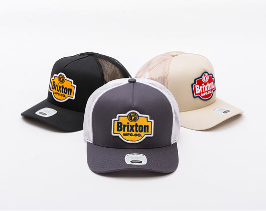 Kšiltovka Brixton - International C Np Mp Trucker - Mood Indigo/White