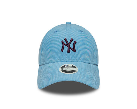 Dámská Kšiltovka New Era - MLB Cord 9FORTY - NY Yankees - Blue / Burgundy