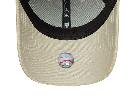 Dámská Kšiltovka New Era - MLB Cord 9FORTY - NY Yankees - Stone