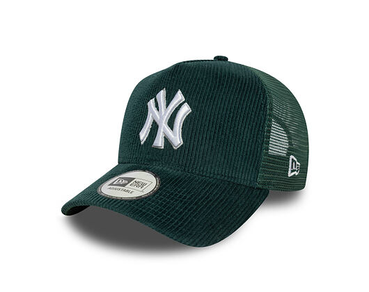 Kšiltovka New Era - MLB Seasonal Cord 9FORTY Trucker - NY Yankees - Dark Green