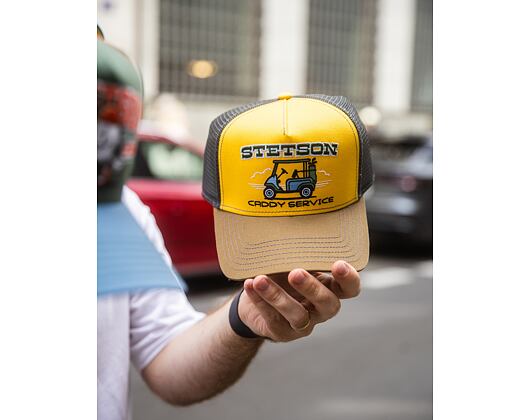 Kšiltovka Stetson - Trucker Cap Golf Caddy Service - 96