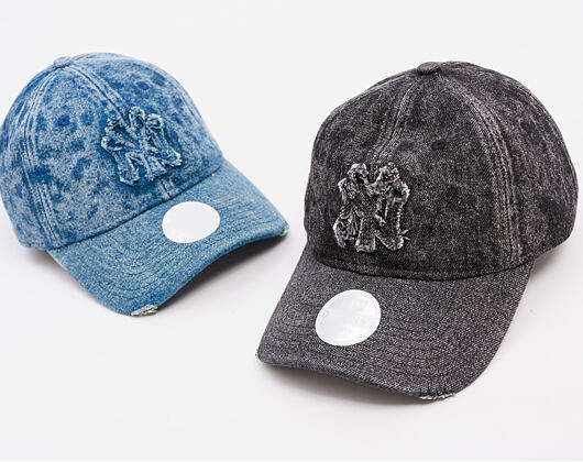 Dámská Kšiltovka New Era - MLB Wash & Distressed Denim 9TWENTY - NY Yankees - Black
