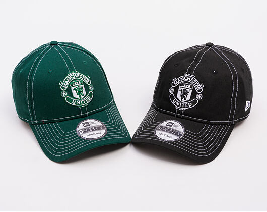 Kšiltovka New Era - Constrast Stitch 9TWENTY - Manchester United FC - Black