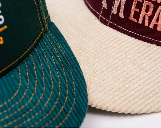 Kšiltovka New Era - Wild Cord 9FIFTY - Burgundy / Stone
