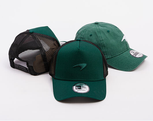 Kšiltovka New Era - F1 Seasonal 9FORTY Trucker - McLaren Racing - Dark Green