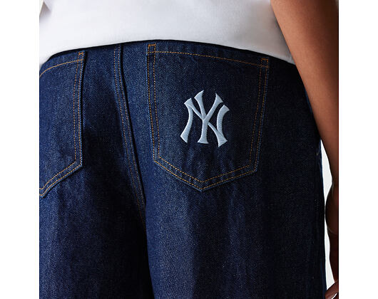 Dámské džíny New Era - MLB Wide Leg Denim Pant - NY Yankees - Indigo