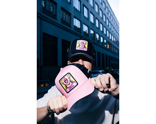 Kšiltovka Capslab Trucker - Dreamland - Shrooms - Pink