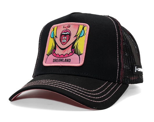 Kšiltovka Capslab Trucker - Famous Dreamland - Black