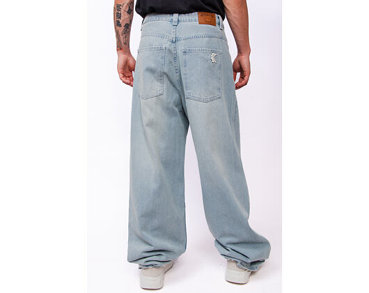 Džíny Karl Kani - Og K Washed Western Relaxed Baggy Jeans - Blue