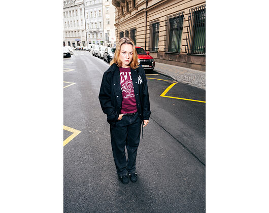 Dámské Triko New Era - Crest Tee Regular - Burgundy