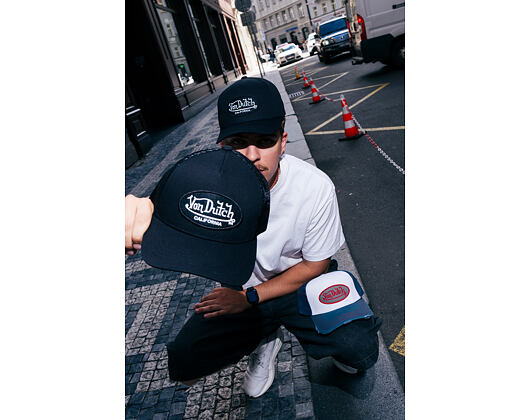 Kšiltovka Von Dutch - Trucker - Cali Patch - Black