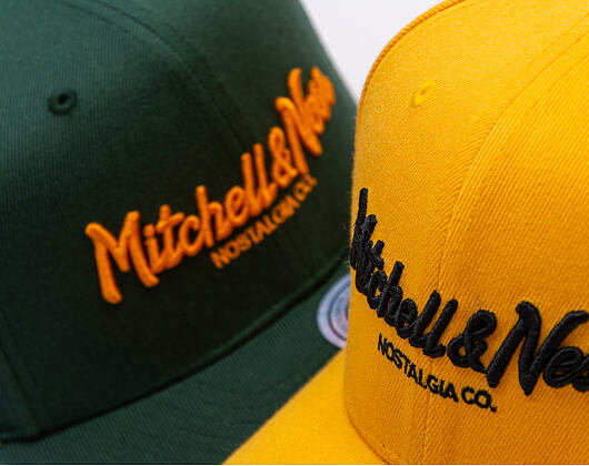Kšiltovka Mitchell & Ness - Pinscript Classic Red - Own Brand - Yellow/Black