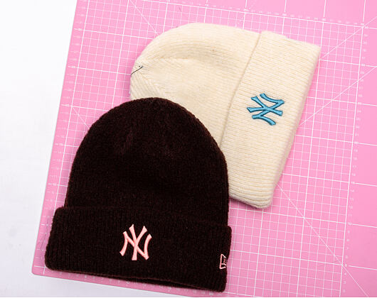 Dámský Kulich New Era - MLB Wide Cuff Beanie - NY Yankees - Burgundy / Royal