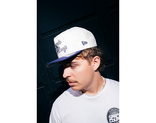 Kšiltovka New Era - NHL Chainstitch 9FIFTY A-Frame - Toronto Maple Leafs - Chrome White