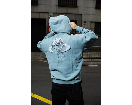 Mikina Oakley - Futurescape Iced Jelly Hoodie - Pacific