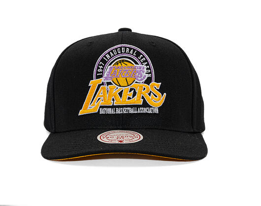 Kšiltovka Mitchell & Ness - NBA Inaugural Team Pro Crown - Los Angeles Lakers - Black