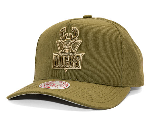 Kšiltovka Mitchell & Ness - NBA Fashion Basic Pro HWC - Milwaukee Bucks - Olive
