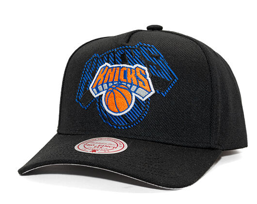 Kšiltovka Mitchell & Ness - NBA Tilted Pro Snapback - New York Knicks - Black