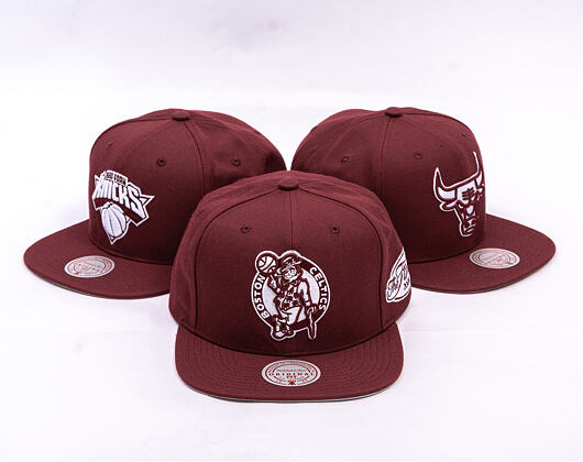 Kšiltovka Mitchell & Ness - NBA Fashion Basic Snapback - Boston Celtics - Dark Purple