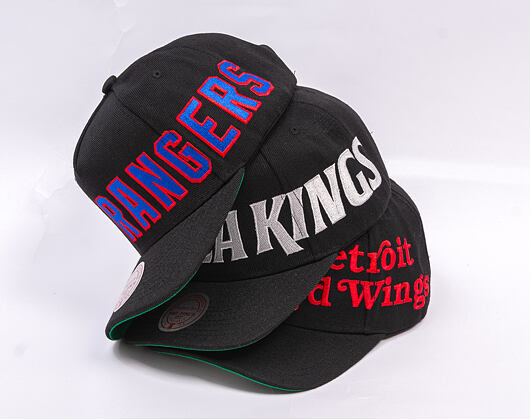 Kšiltovka Mitchell & Ness - NHL Busted Pro - Detroit Red Wings - Black