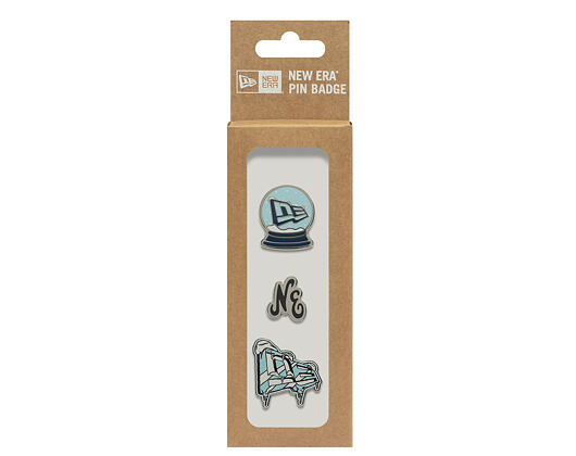Připínáček New Era - Branded 3× Cap Pin Set - Silver