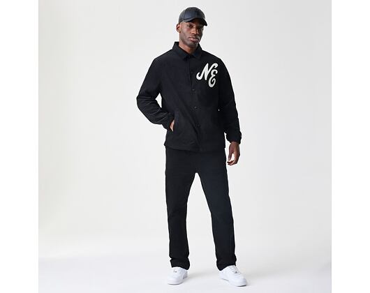 Kalhoty New Era - Branded Cord Chino Pants - Black