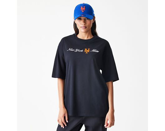 Triko New Era - MLB Graphic Oversized Tee - NY Mets - Black