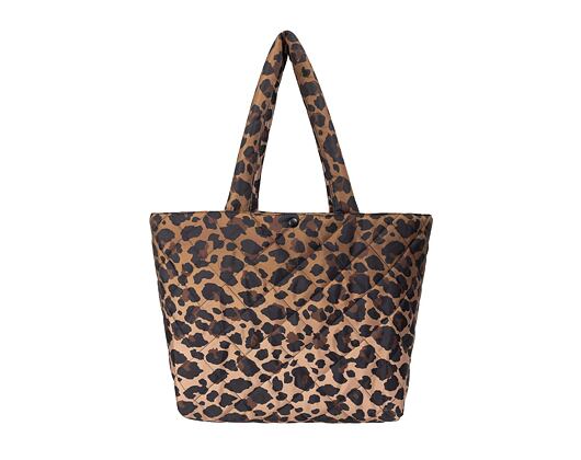Taška New Era - MLB Leopard Quilted Tote Bag - NY Yankees - Brown / Black