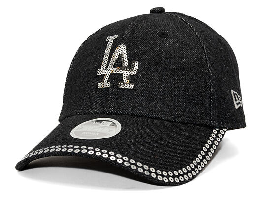 Dámská Kšiltovka New Era - MLB Sequin 9FORTY - LA Dodgers - Black