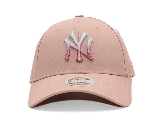 Dámská Kšiltovka New Era - MLB Womens Metallic Logo 9FORTY - NY Yankees - Pink / Fushia