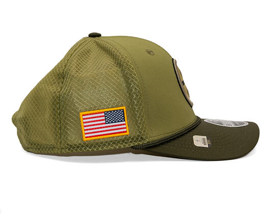 Kšiltovka New Era - NFL25 "Salute to Service" - 9SEVENTY Stretch-Snap - Pittsburgh Steelers