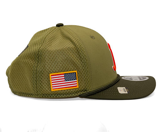 Kšiltovka New Era - NFL25 "Salute to Service" - 9SEVENTY Stretch-Snap - Chicago Bears