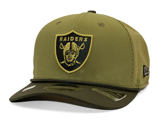 Kšiltovka New Era - NFL25 "Salute to Service" - 9SEVENTY Stretch-Snap - Las Vegas Raiders