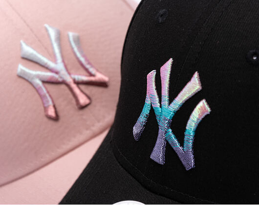 Dámská Kšiltovka New Era - MLB Womens Metallic Logo 9FORTY - NY Yankees - Black / Ink Purple