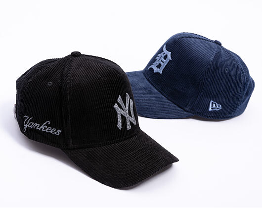 Kšiltovka New Era - MLB Cord 9FORTY A-Frame - NY Yankees - Black