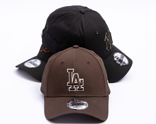 Kšiltovka New Era - MLB Team Outline 9FORTY - LA Dodgers - Brown / Stone