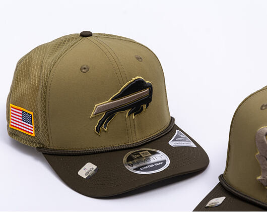 Kšiltovka New Era - NFL25 "Salute to Service" - 9SEVENTY Stretch-Snap - Buffalo Bills