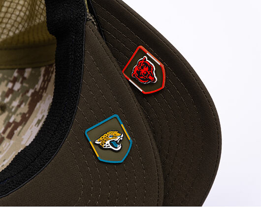 Kšiltovka New Era - NFL25 "Salute to Service" - 9SEVENTY Stretch-Snap - Chicago Bears