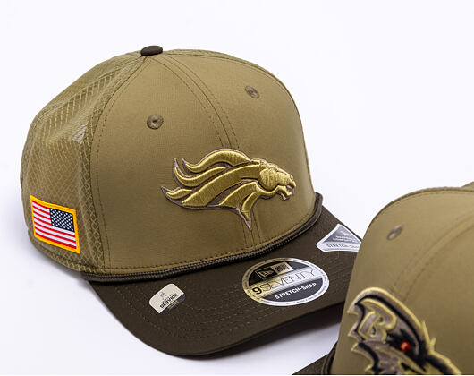 Kšiltovka New Era - NFL25 "Salute to Service" - 9SEVENTY Stretch-Snap - Denver Broncos