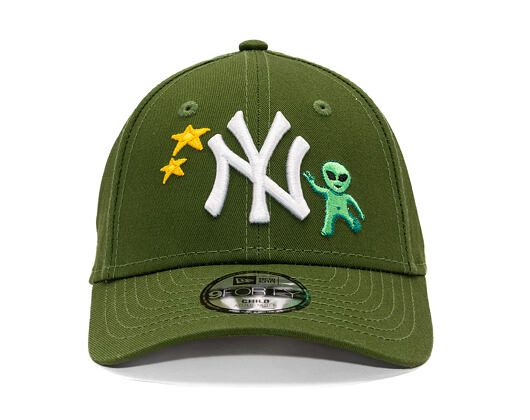 Dětská Kšiltovka New Era - MLB Kids Space Icon 9FORTY - NY Yankees - Rifle Green