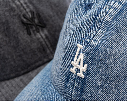 Dámská Kšiltovka New Era - MLB Washed Denim 9TWENTY - LA Dodgers - Blue