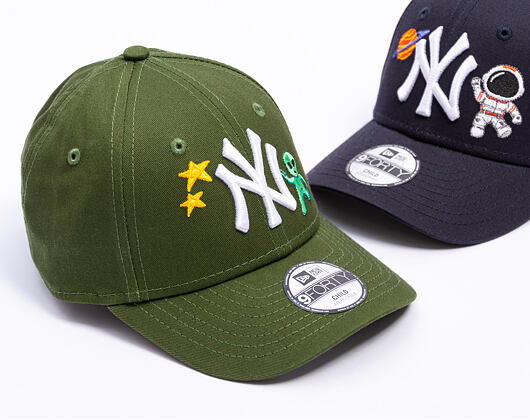 Dětská Kšiltovka New Era - MLB Kids Space Icon 9FORTY - NY Yankees - Rifle Green
